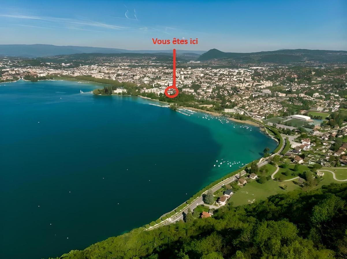 Charmant Appartement A 1 Minute Du Lac Анси Экстерьер фото